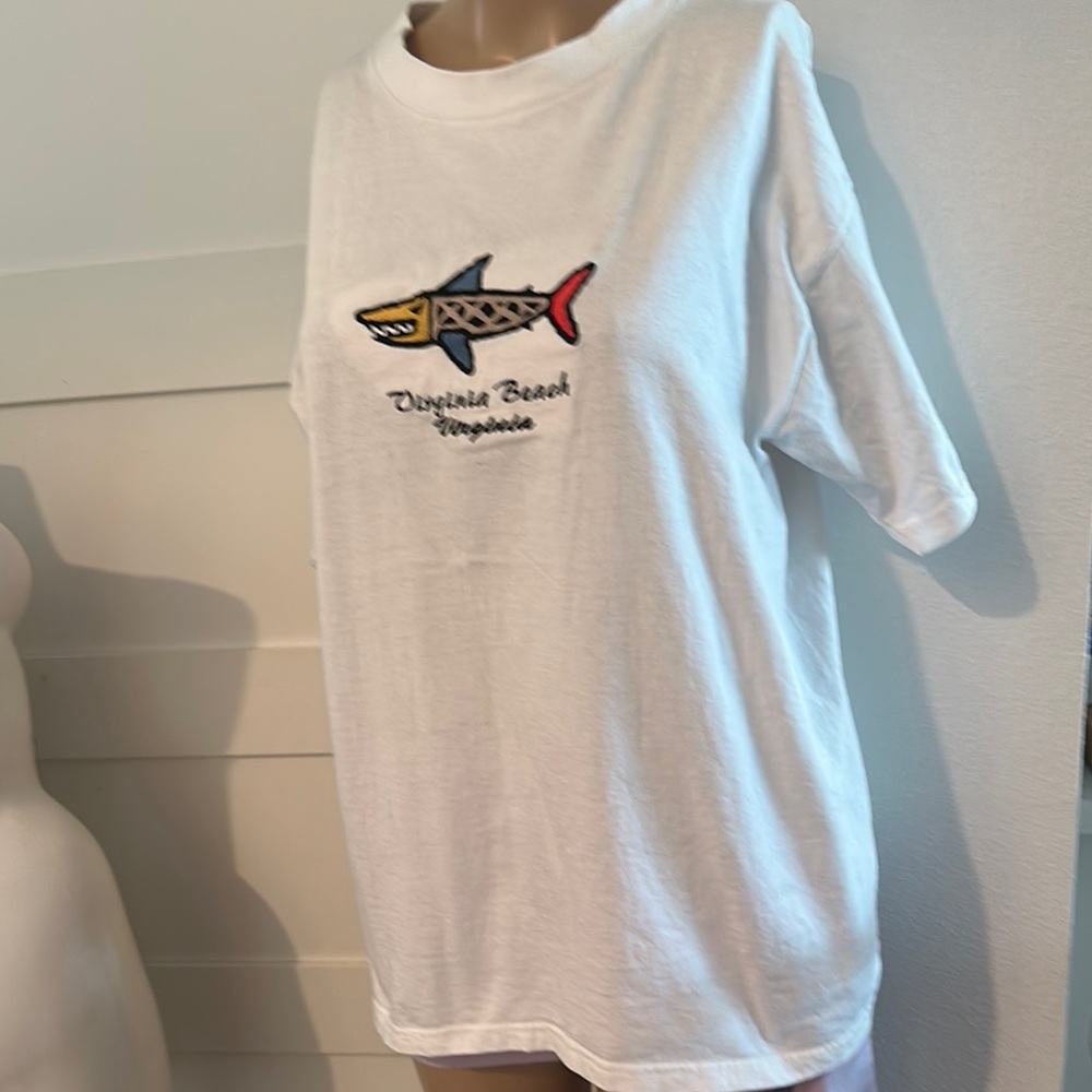Fruit of the Loom White Short Sleeve Tee Size L